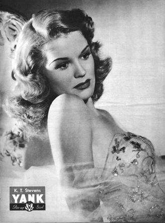K. T. Stevens: Yank Pin Up Girl - WWII Yank Magazine Pin Up