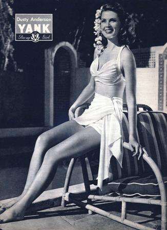 Dusty Anderson - WWII Yank Magazine Pin Up October 1944