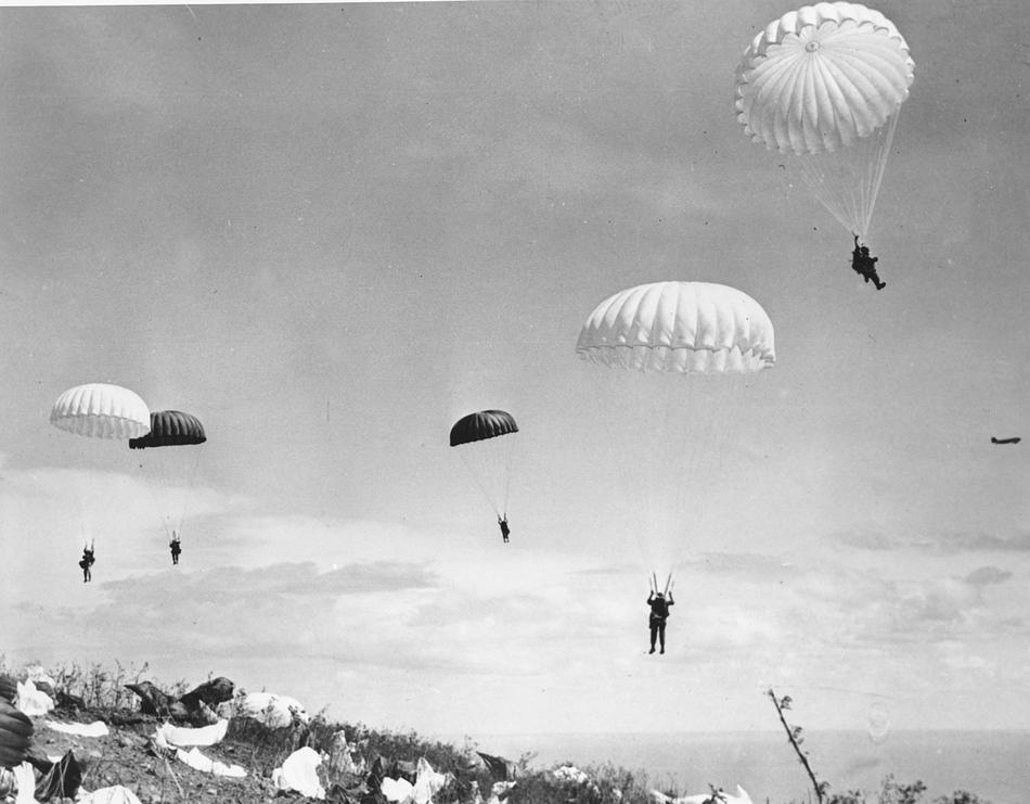WWII U.S. INVADE CORREGIDOR World War II Today: February 16 - U.S. paratroops land on Corregidor Island