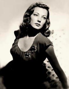 Gorgeous Gene Tierney