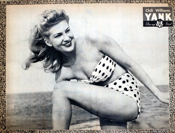 chiliwilliamsyankpinupg Chili Williams Yank Pin Up Girl Feb. 18, 1944