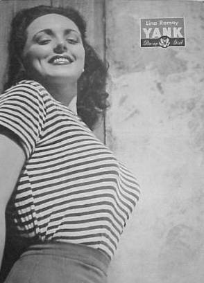 Lina Romay Yank Pin Up Lina Romay - YANK Magazine Pinup Girl - May 18, 1945