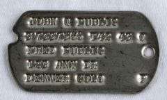 WWII Dog Tag 2nd Type -1941 to 1943 - WW2 Dog Tags